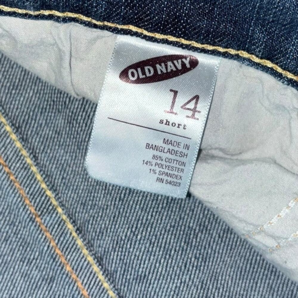 Old Navy The Flirt Straight Leg Jeans Women’s 14 Short Preppy Casual Normcore - Picture 5 of 9